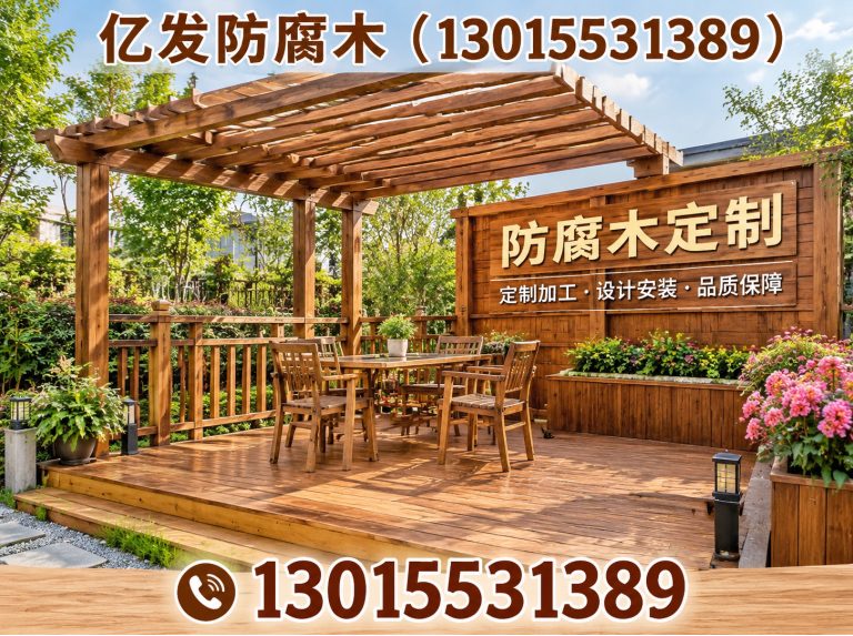 中原区防腐木定制展示图